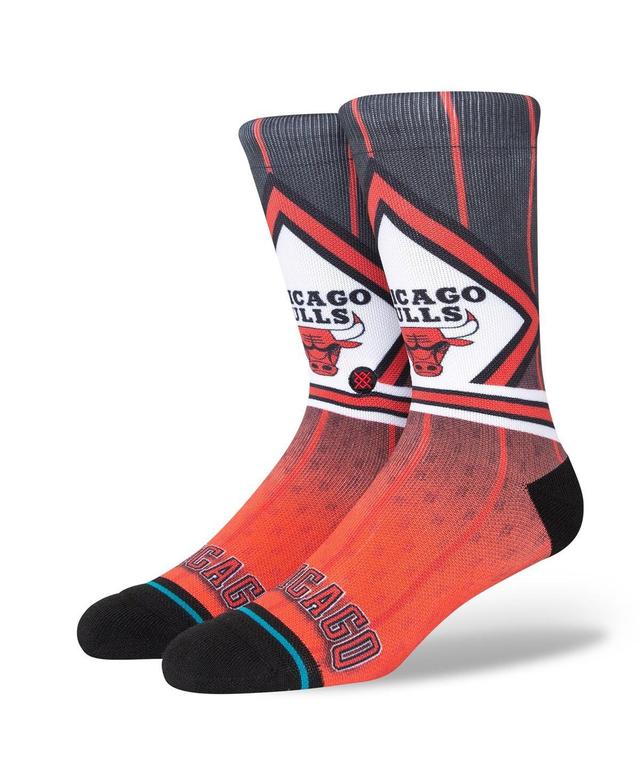 Mens Chicago Bulls Hardwood Classics Fader Collection Crew Socks Product Image