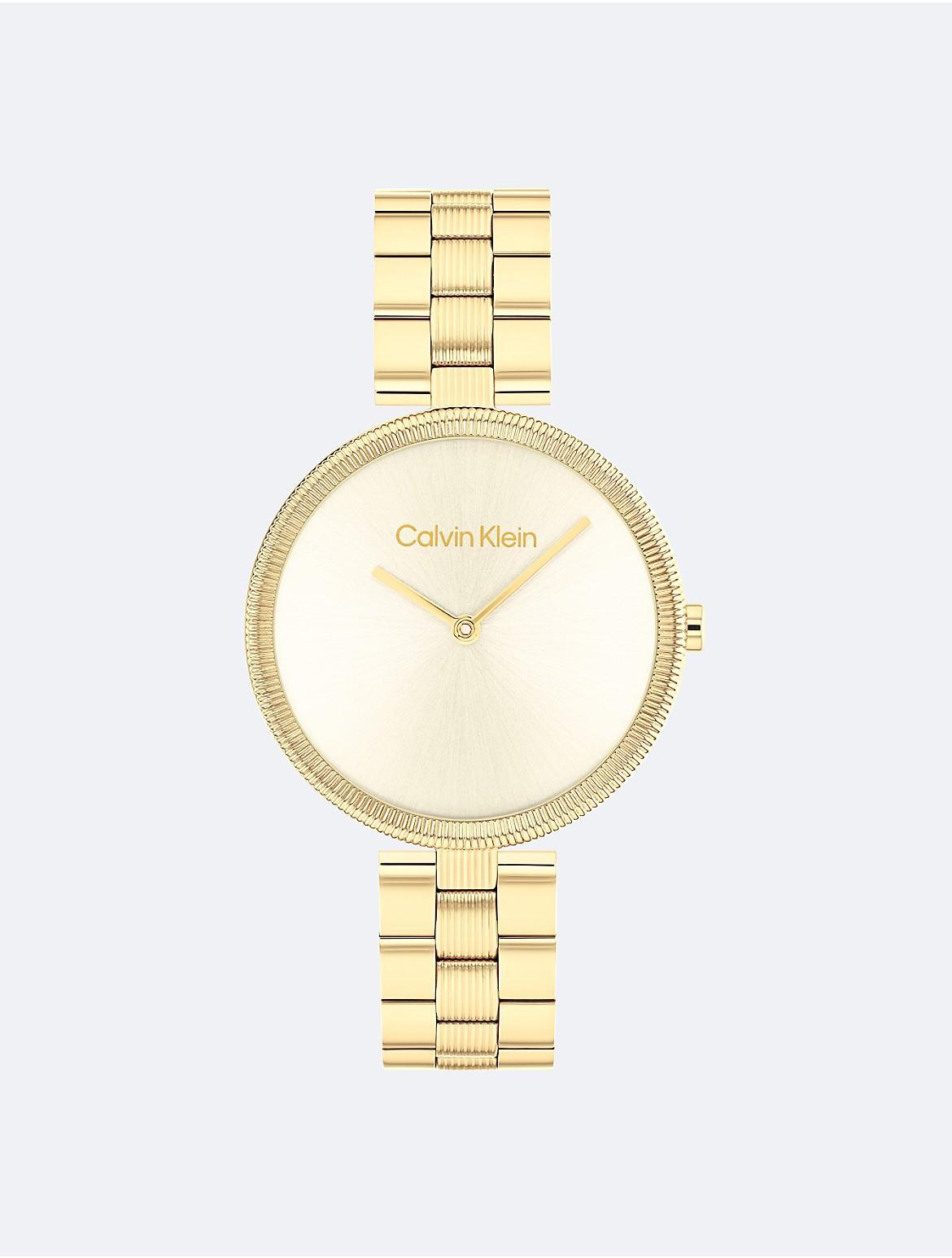 Calvin Klein Womens Minimal Link Bracelet Watch - Metallic Product Image