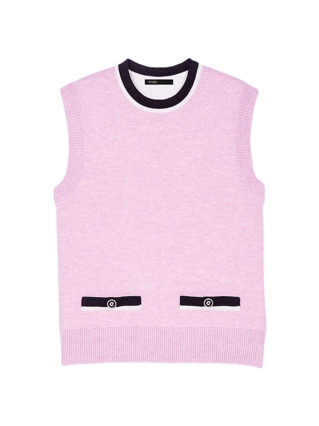 Womens Sleeveless Jumper Product Image