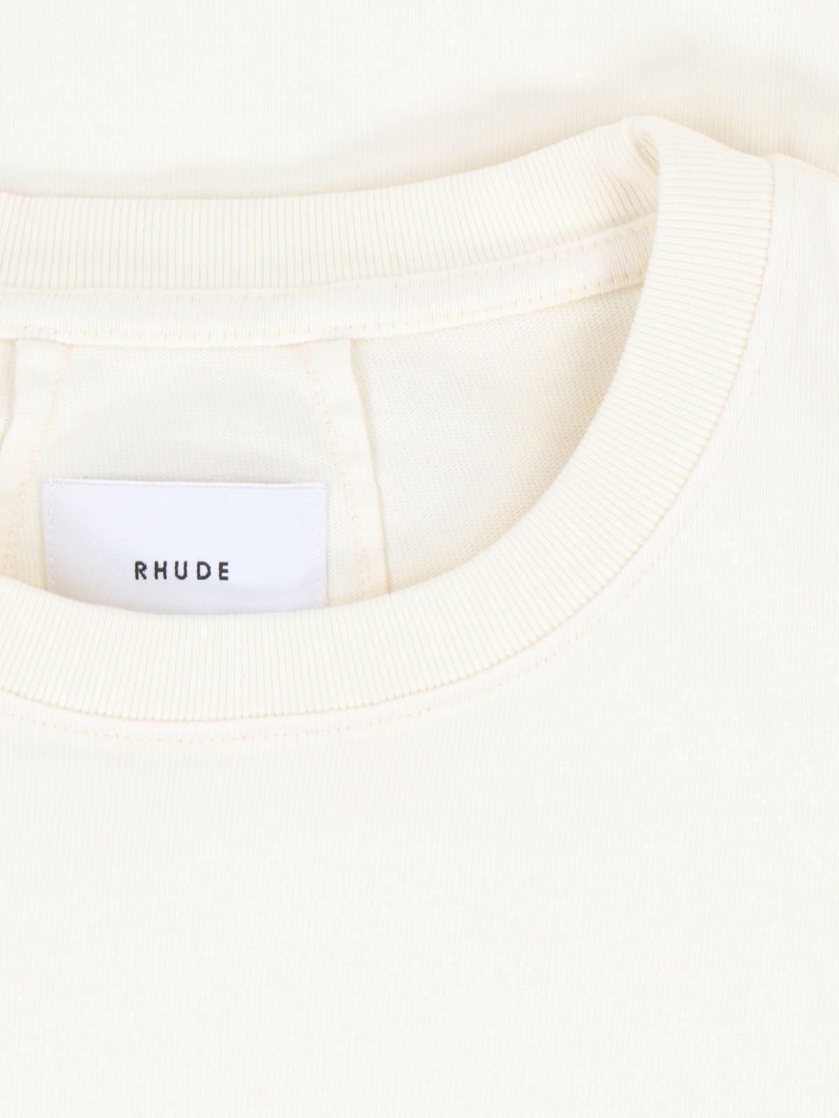 RHUDE Off-white Side Logo T-shirt Product Image