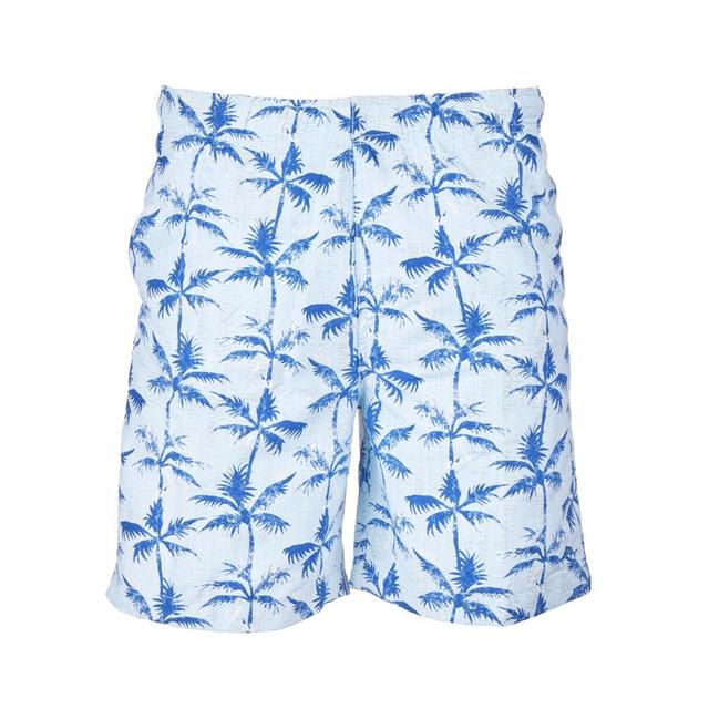 Joe Marlin Men's Palm Silhoutte Swim Trunks Product Image