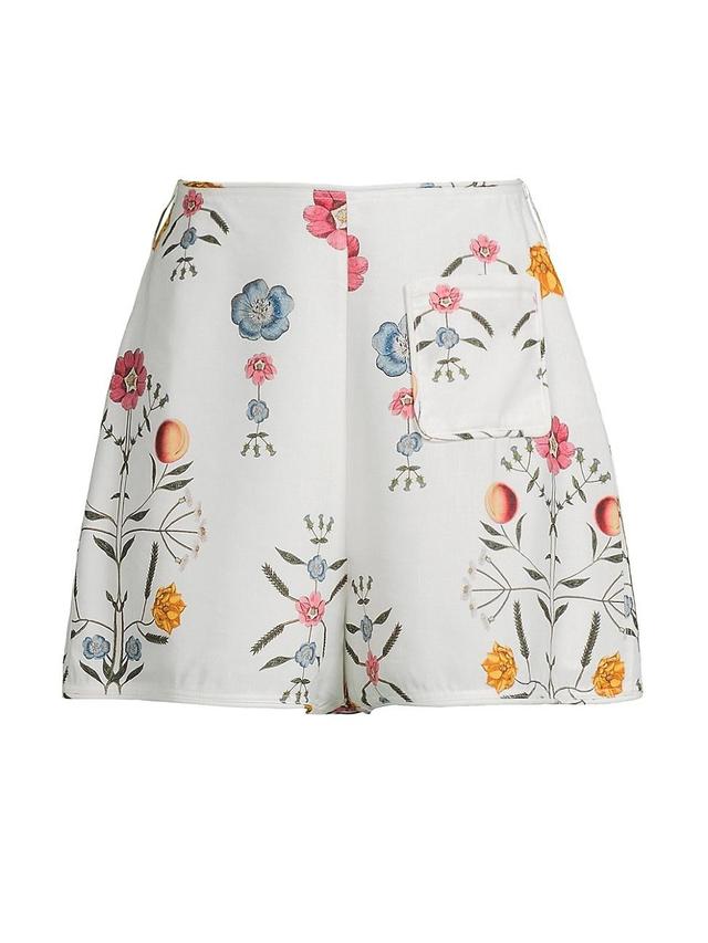 Womens Sastria Floral High-Rise Shorts Product Image