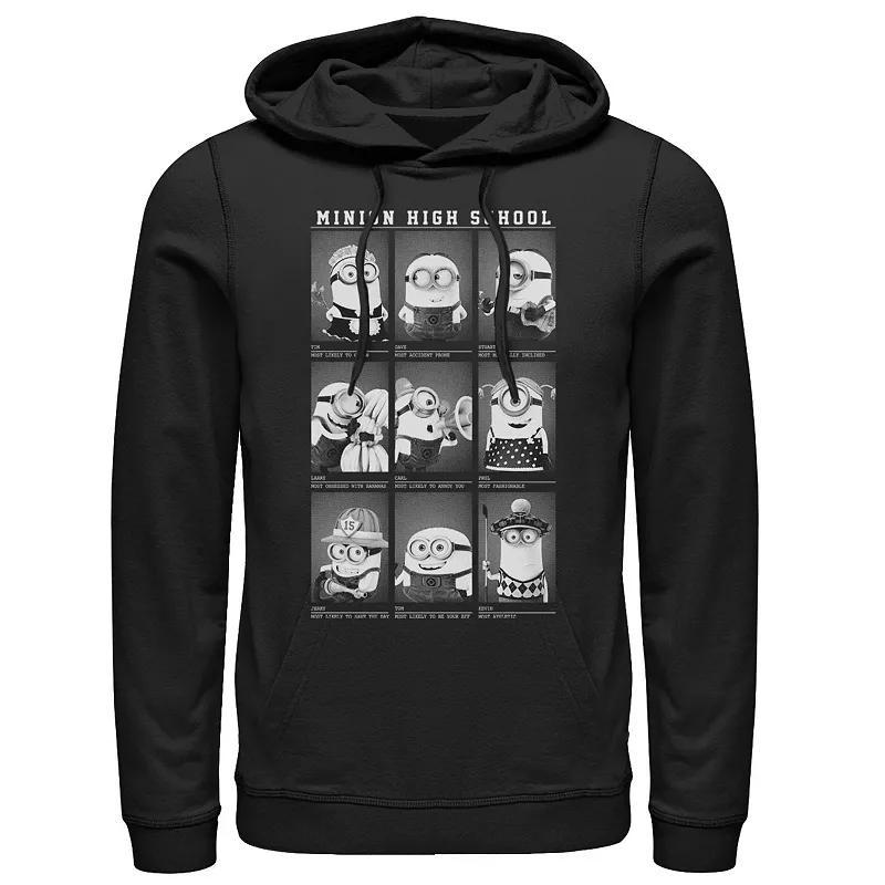 Mens Despicable Me Minions High School Photos Hoodie Product Image