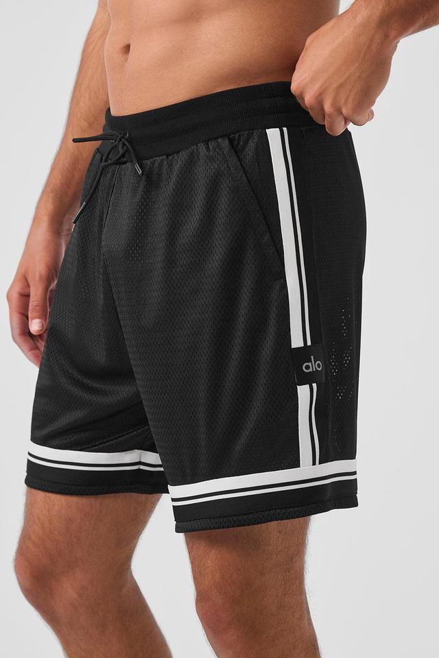 7" Key Mesh Basketball Short - Black Male Product Image