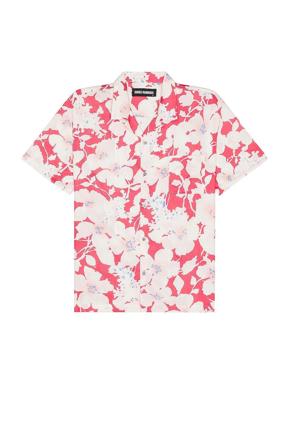 DOUBLE RAINBOUU Short Sleeve Hawaiian Shirt Size S. Product Image