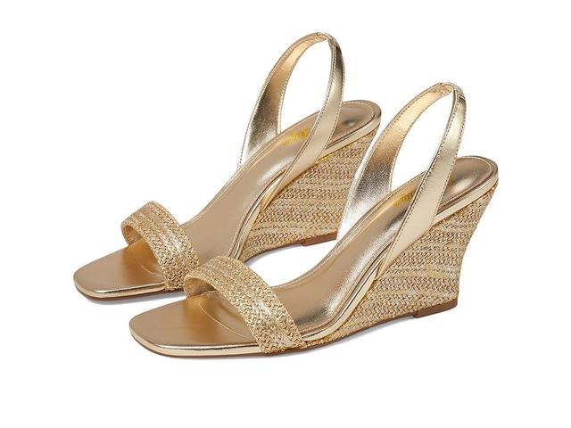 Lilly Pulitzer Carla Wedge Metallic) Women's Sandals Product Image