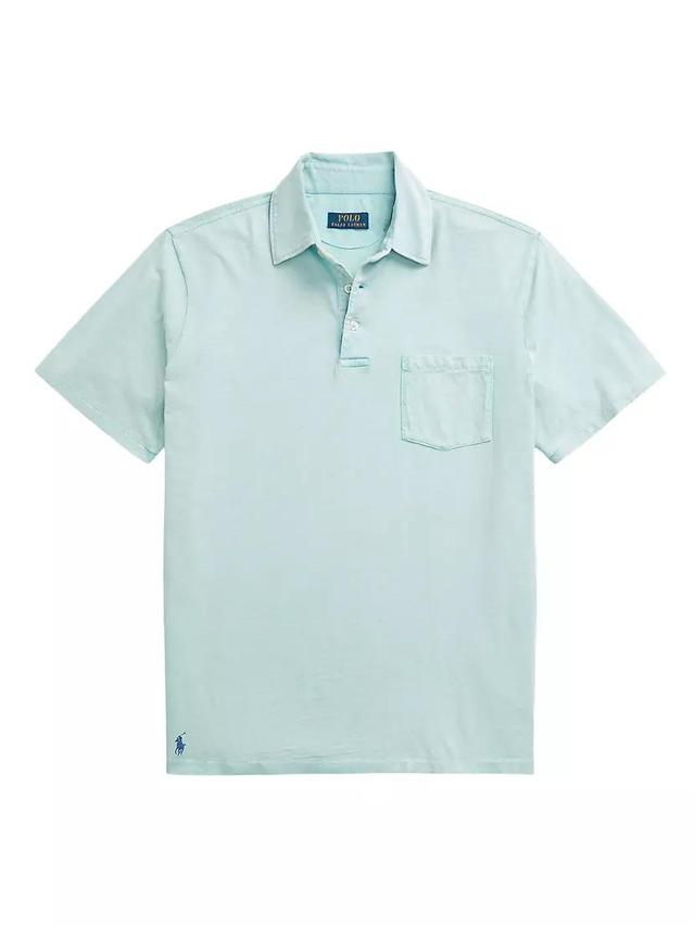 Cotton-Blend Polo Shirt Product Image