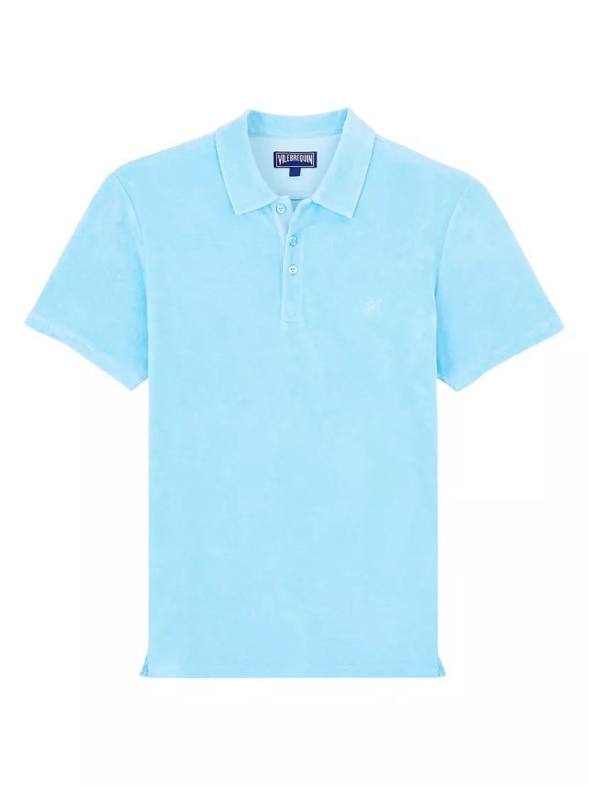 Cotton Terry Polo Shirt Product Image