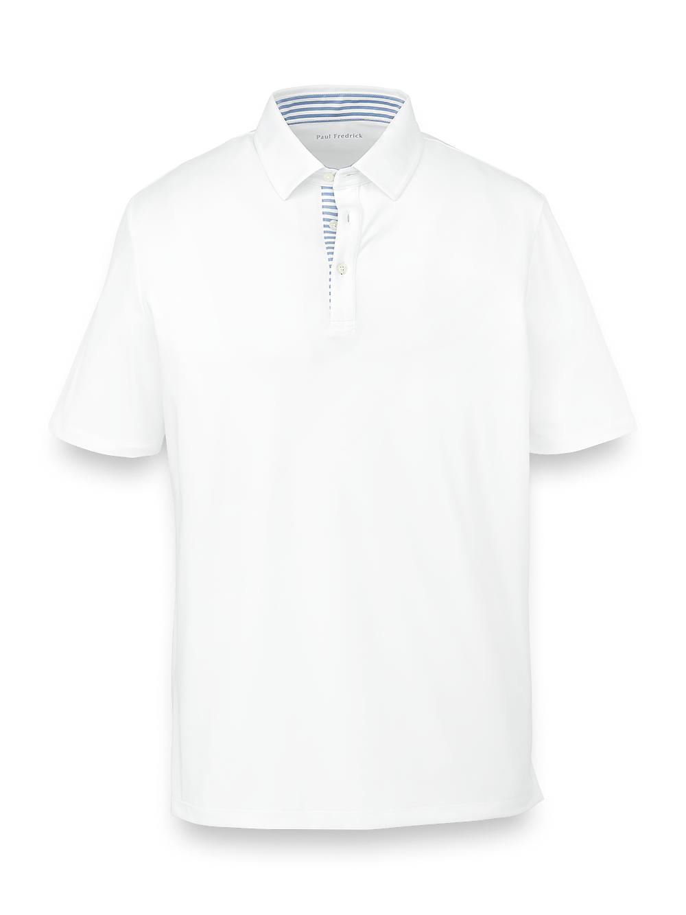 Performance Blend Three Button Polo Product Image