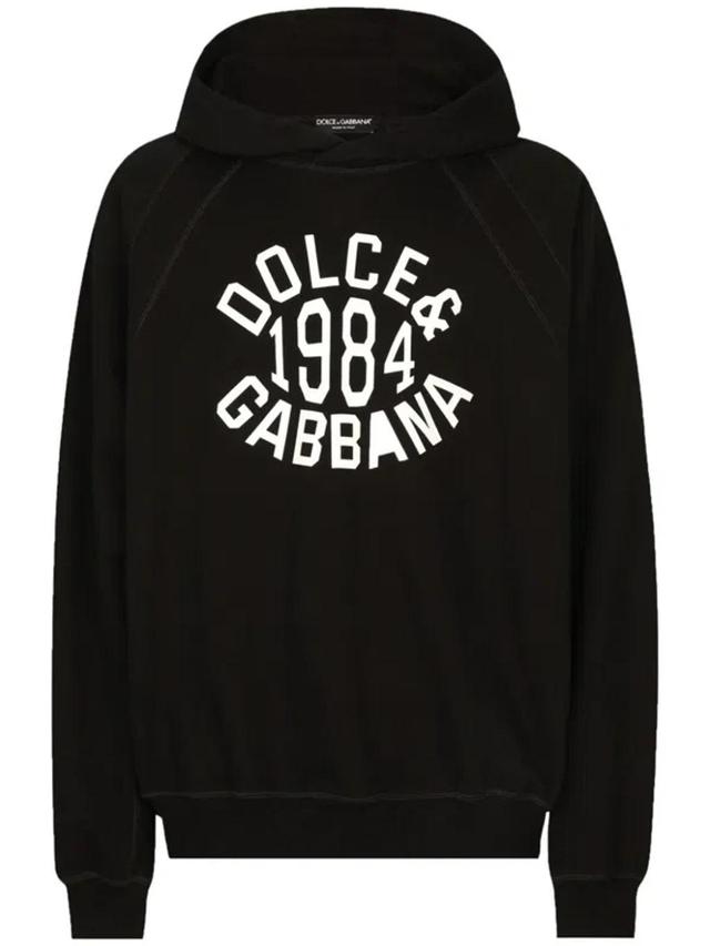 Logo Print Hoodie In Black   Product Image