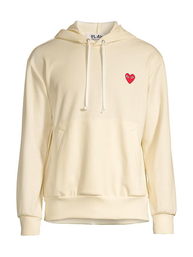 Mens Red Heart Pullover Hoodie Sweatshirt Product Image