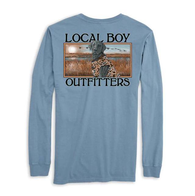 Local Boy® Men's L/S Slate Marsh Dog T-Shirt Product Image