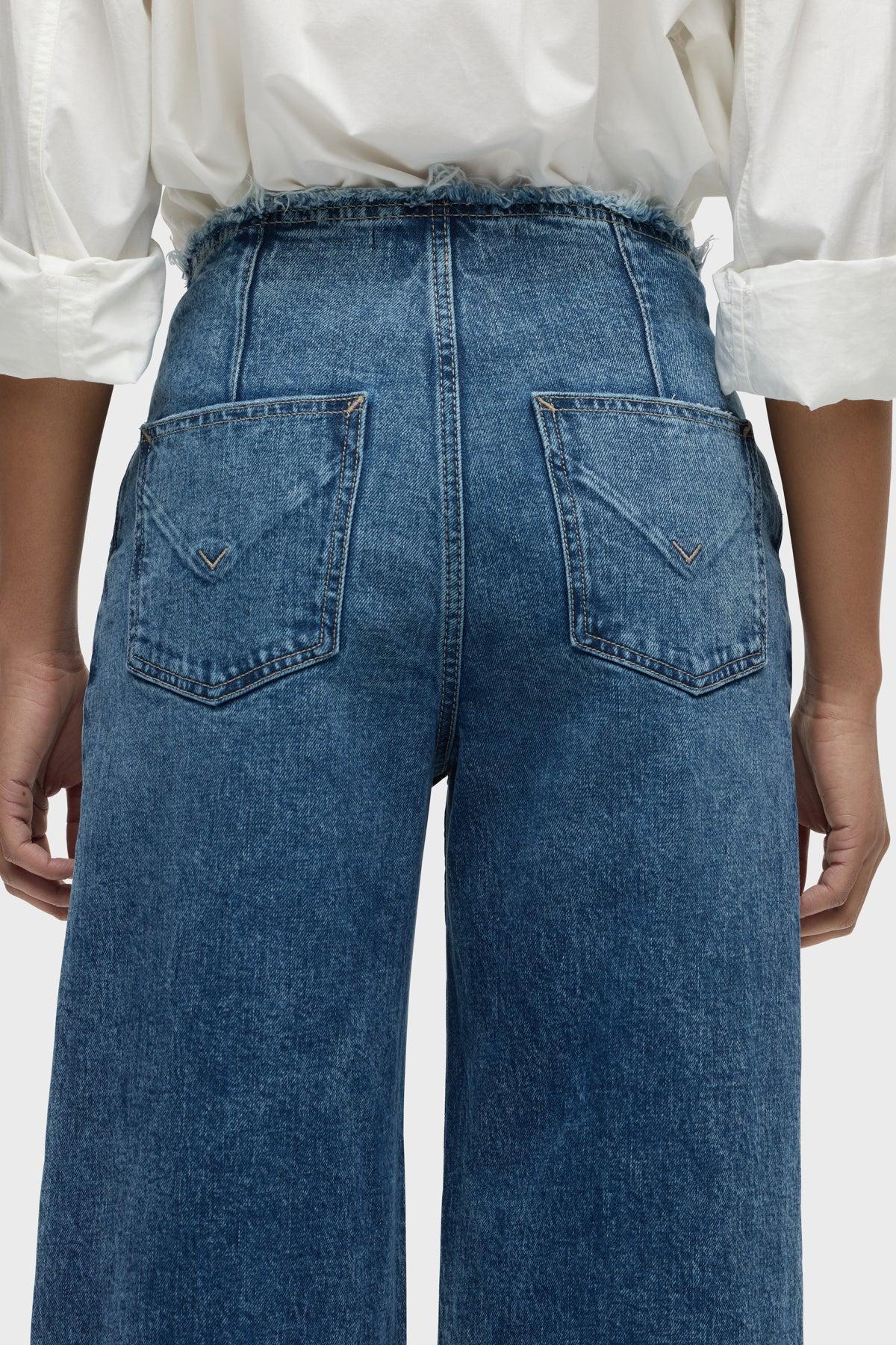 James High-Rise Darted Wide Leg Jean Female Product Image