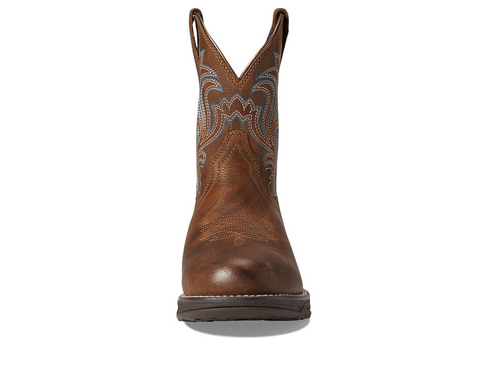 Ariat Anthem Round Toe Shortie Western Boot (Copper Kettle) Women's Shoes Product Image