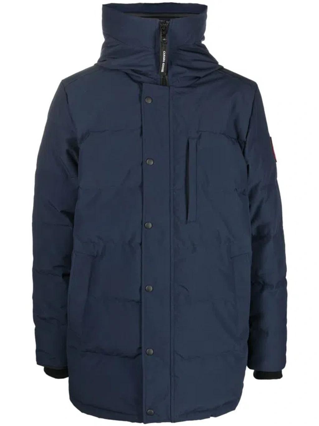 CANADA GOOSE Carson Puffer Coat In Blue Product Image