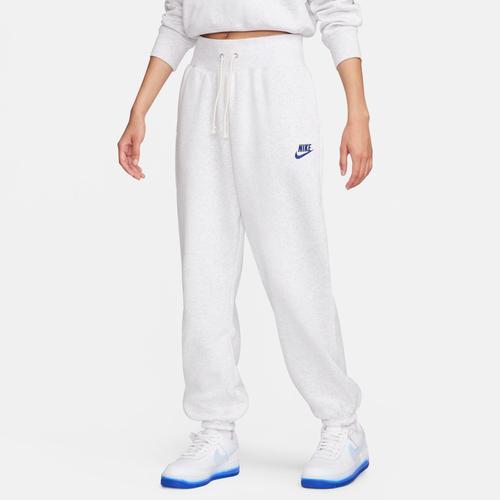 Nike Womens NSW Fleece Hi Rise Pants - Sail/Birch Product Image