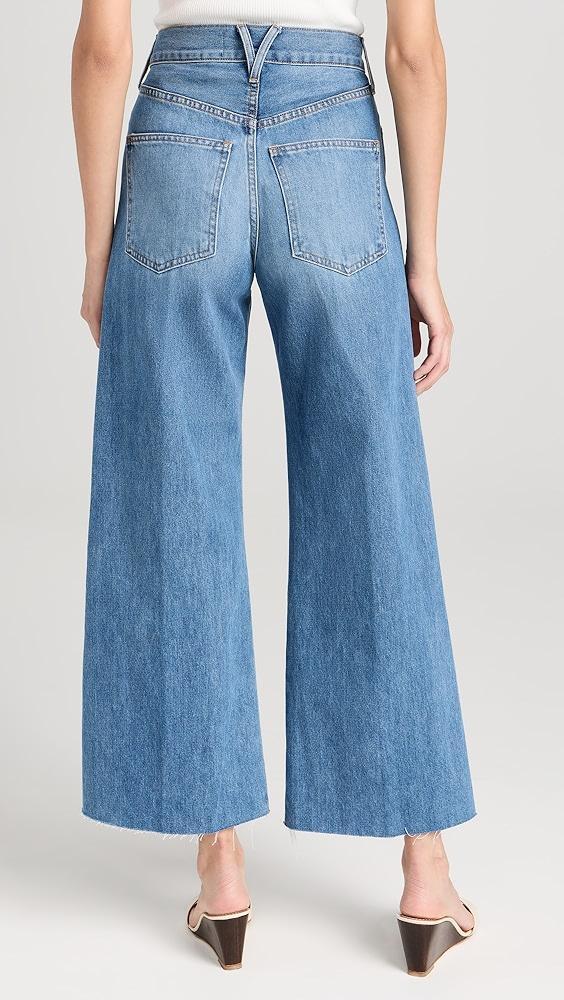 Veronica Beard Jean Taylor Cropped High Rise Wide Jeans | Shopbop Product Image