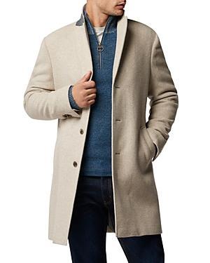 Rodd & Gunn Lodestone Wool Blend Overcoat in Barley at Nordstrom, Size Large Product Image