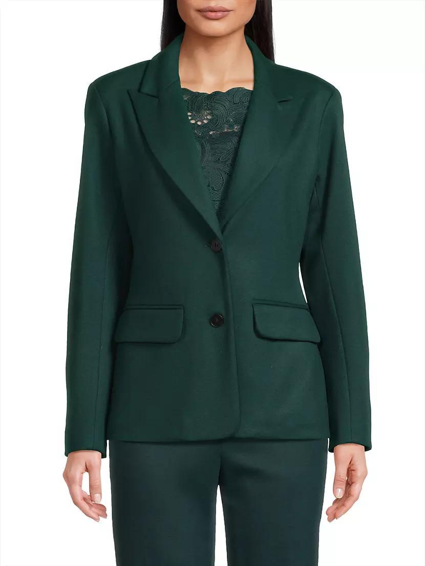 Double Jersey Single-Breasted Blazer Product Image