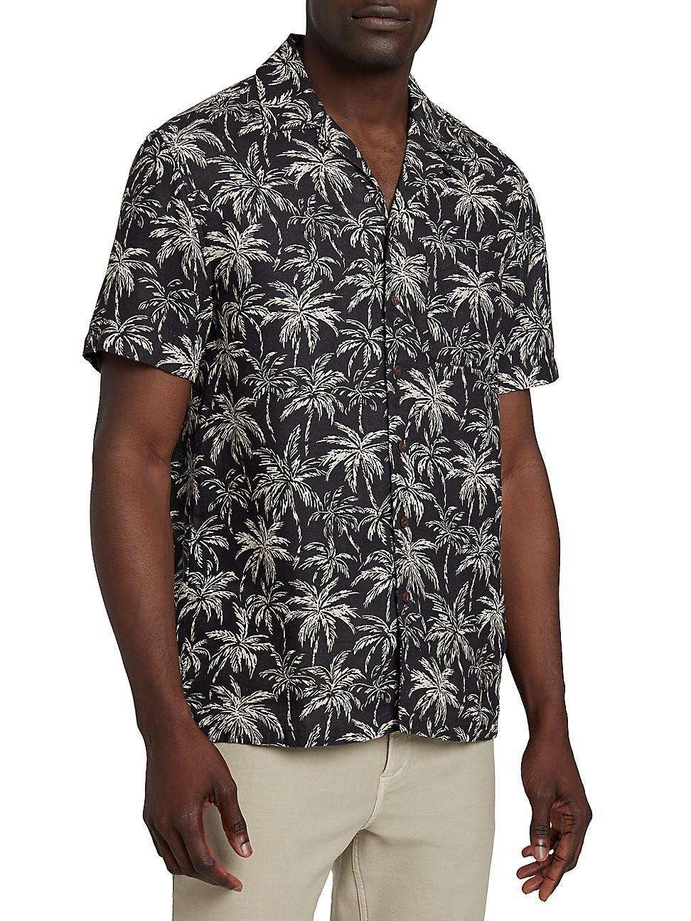 Mens Hemp-Blend Camp Shirt Product Image