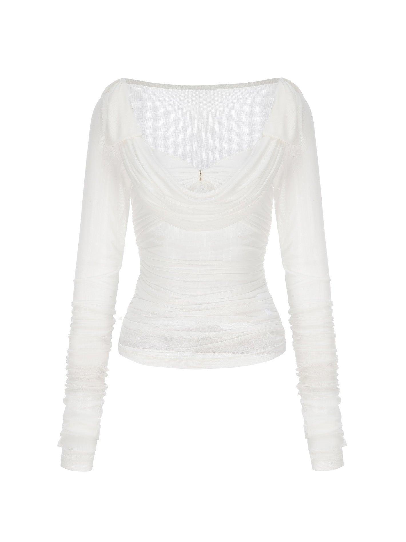 Chantal Top (White) Product Image