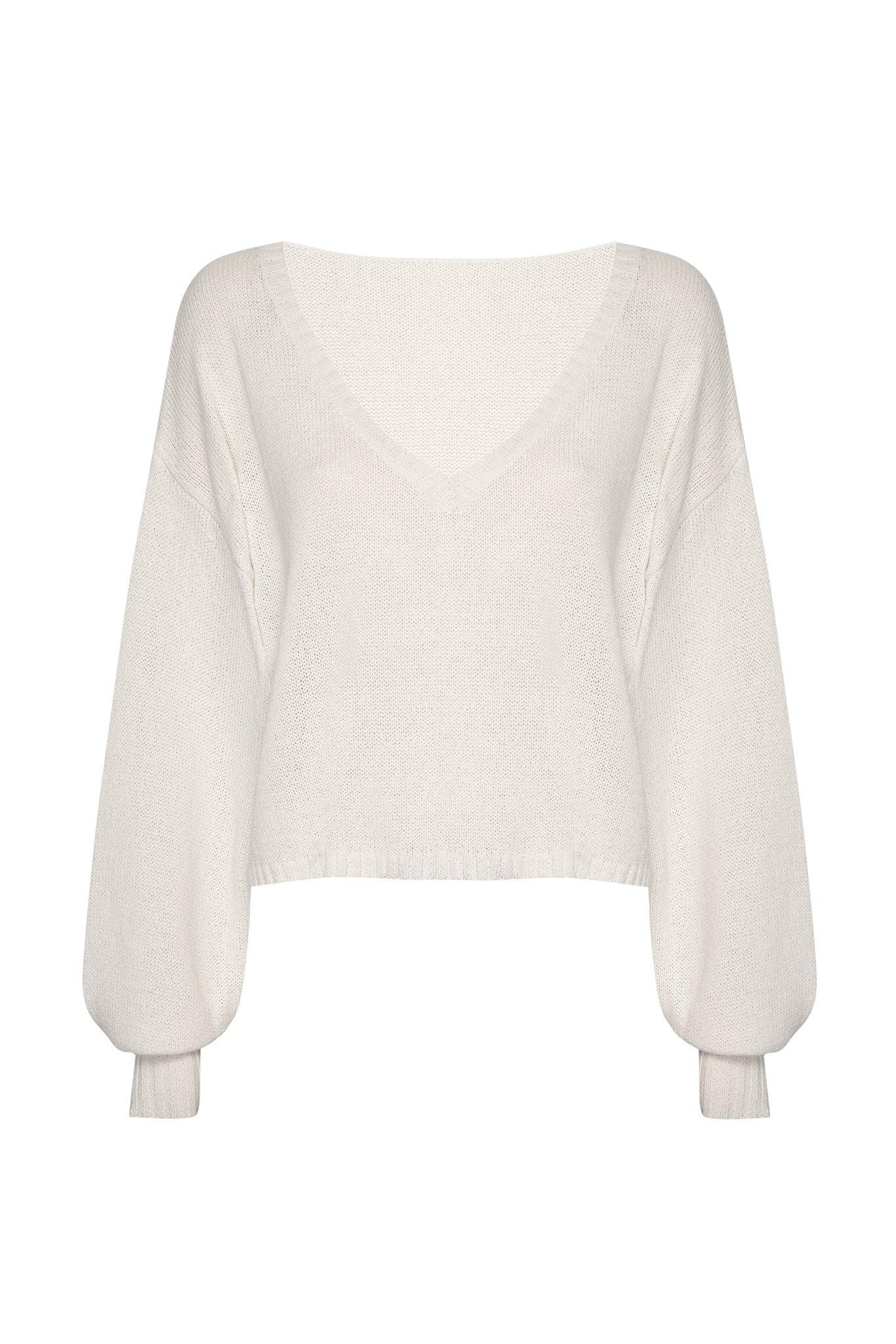 Hamilton Island Sweater - White Product Image