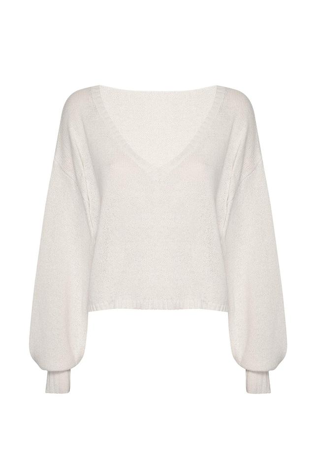 Hamilton Island Sweater - White Product Image