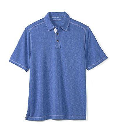 Johnston  Murphy Vintage Slub Short Sleeve Polo Shirt Product Image