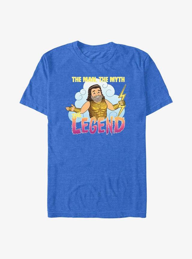 Marvel Thor: Love and Thunder Zeus Man Myth Legend T-Shirt Product Image