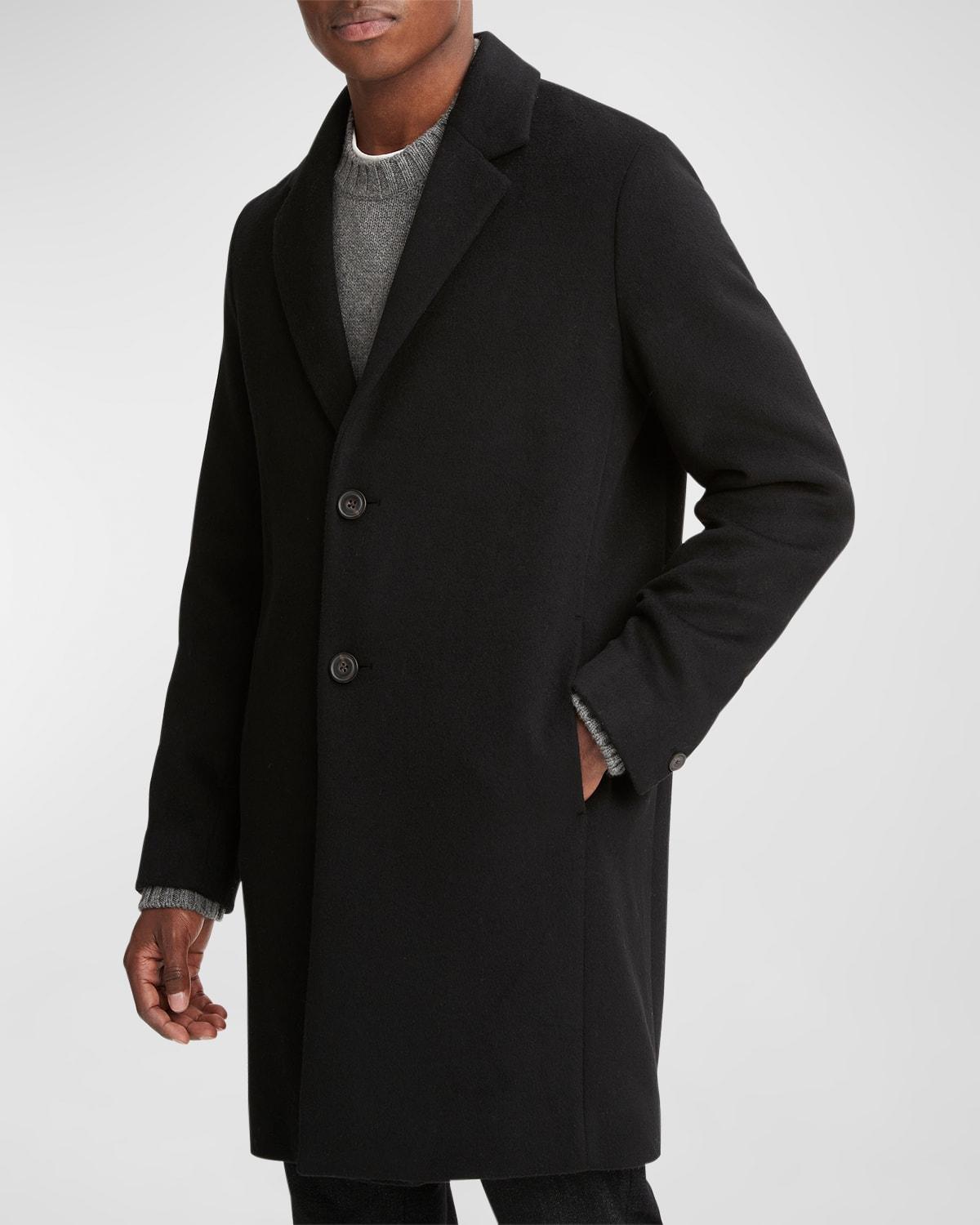 Men's Classic Wool-Blend Topcoat Product Image