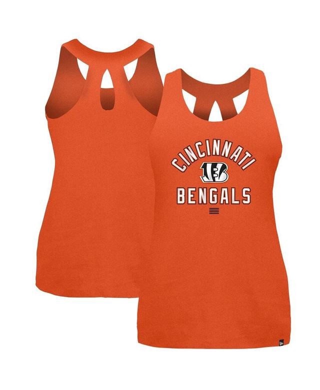 New Era Womens Orange Cincinnati Bengals 2024 Nfl Training Camp Tank Top Product Image