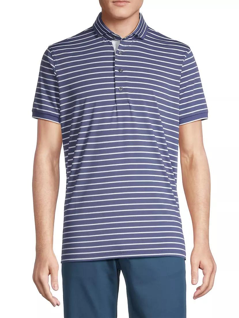 Suni Striped Polo Shirt Product Image