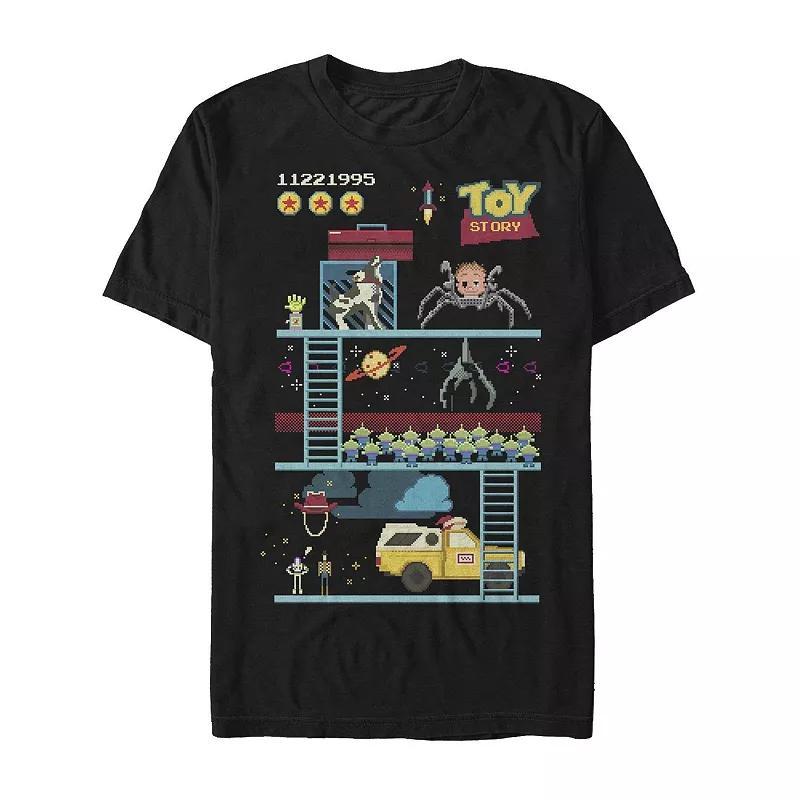 Disney / Pixars Toy Story Mens Pixels Retro Video Game Style Tee Product Image