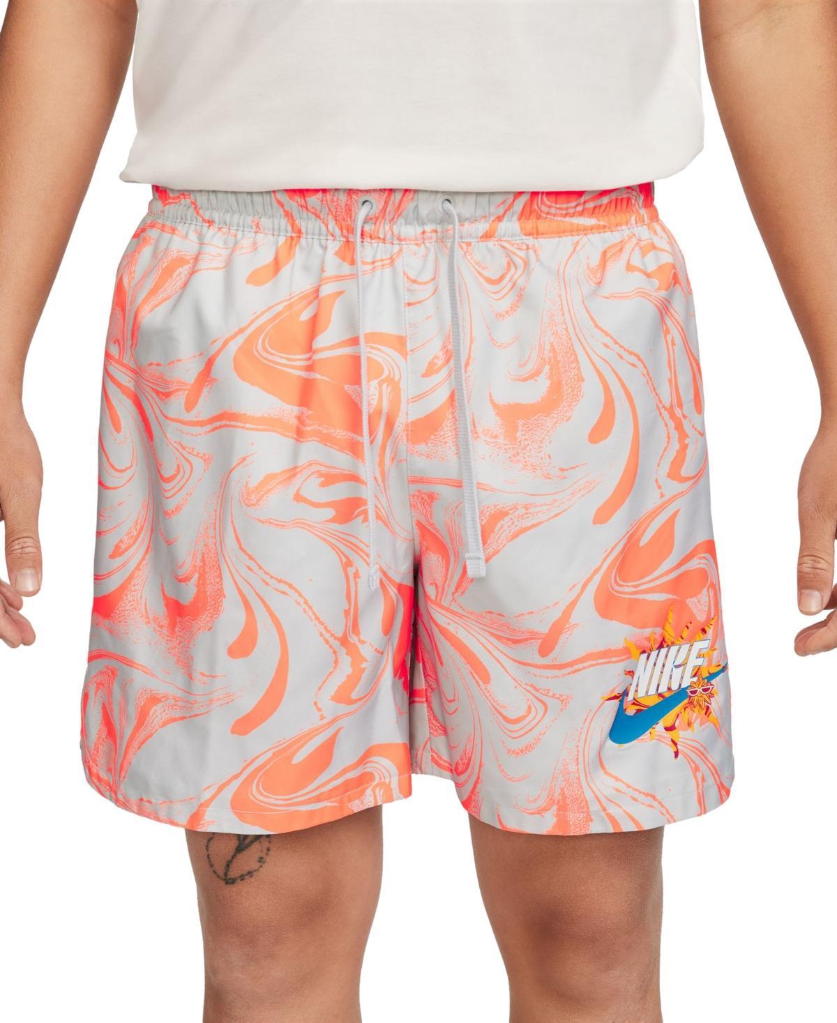 Nike Mens Nike NSW Woven Flow Break Shorts - Mens Bleached Coral/Pink Product Image