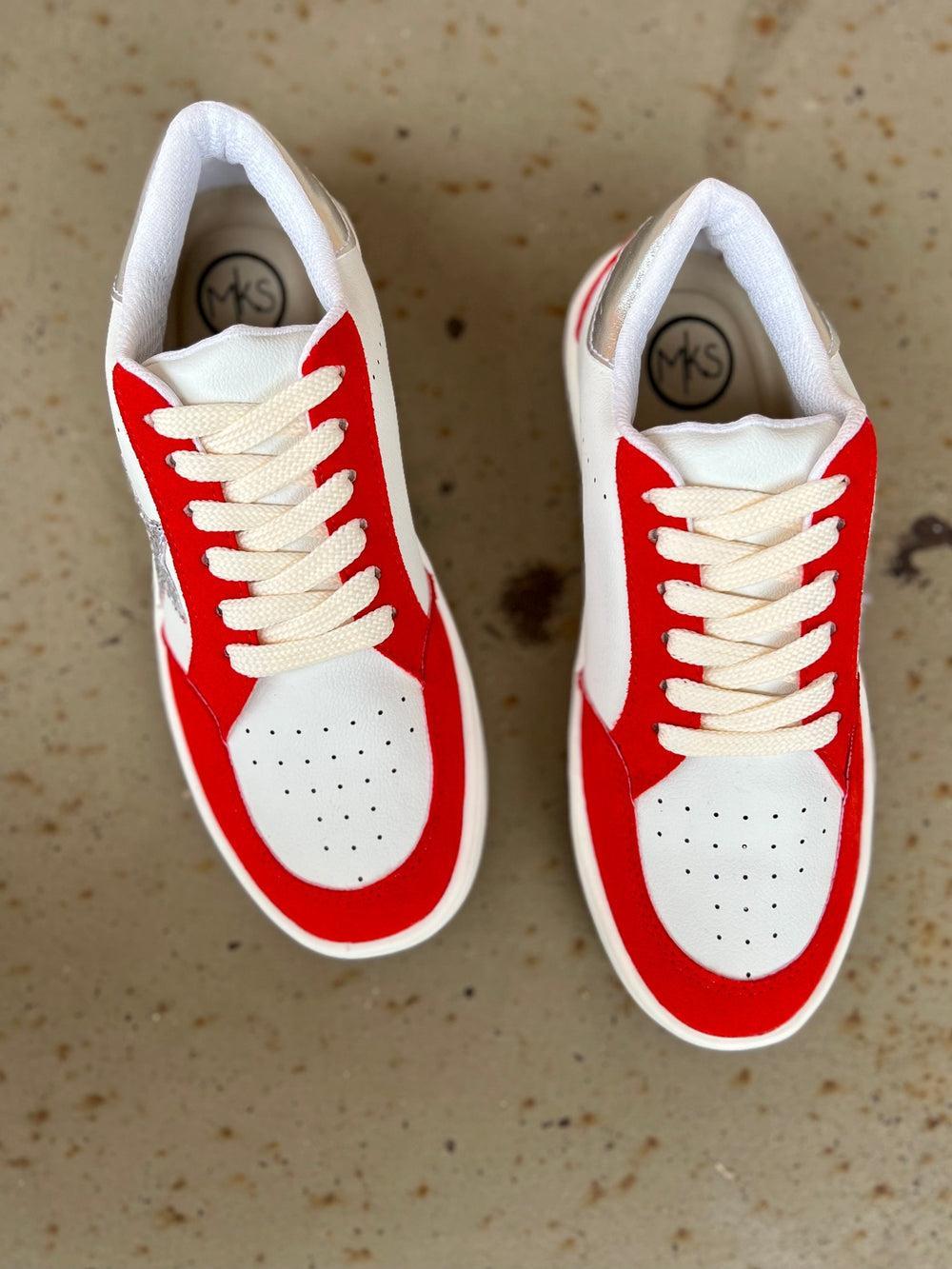 Red Game Day Sneakers Product Image