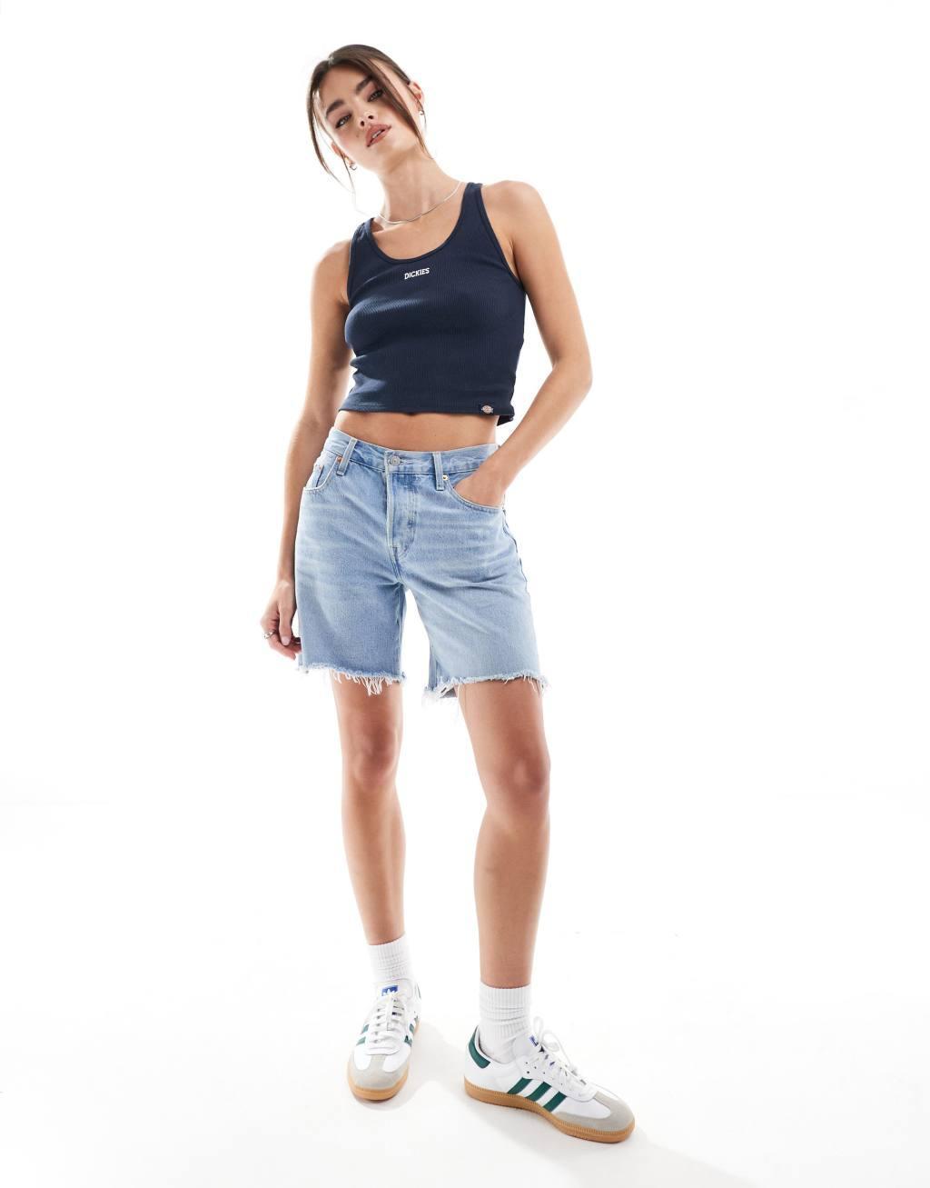 Dickies Yorktown tank top in navy Product Image