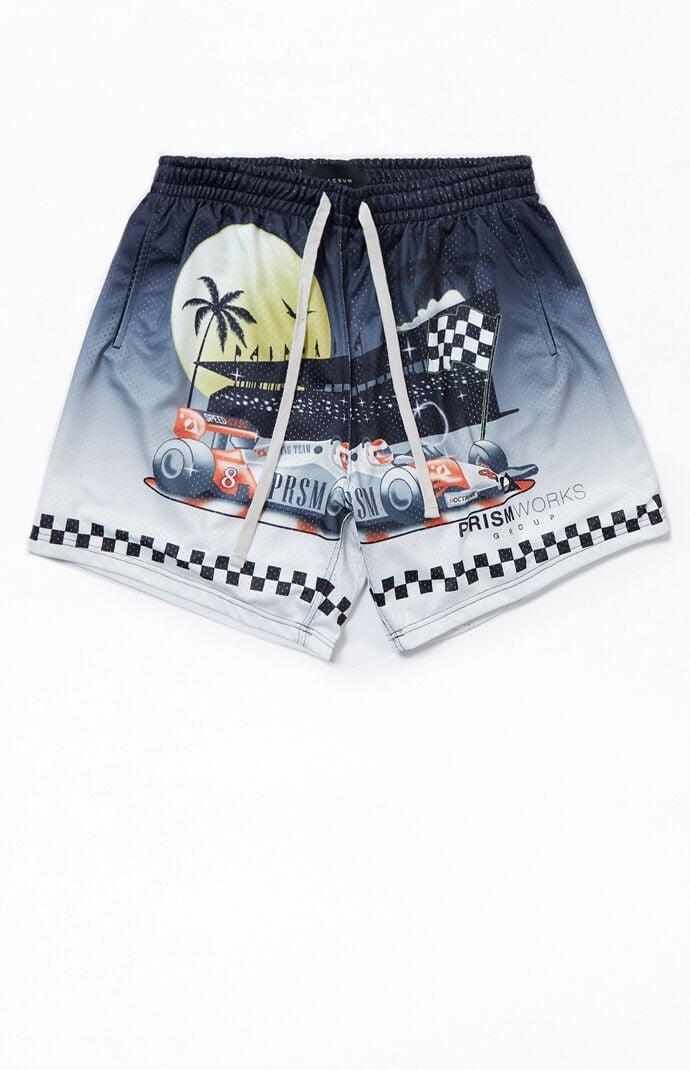 Men's Prism Racing Checkered Mesh Shorts Product Image