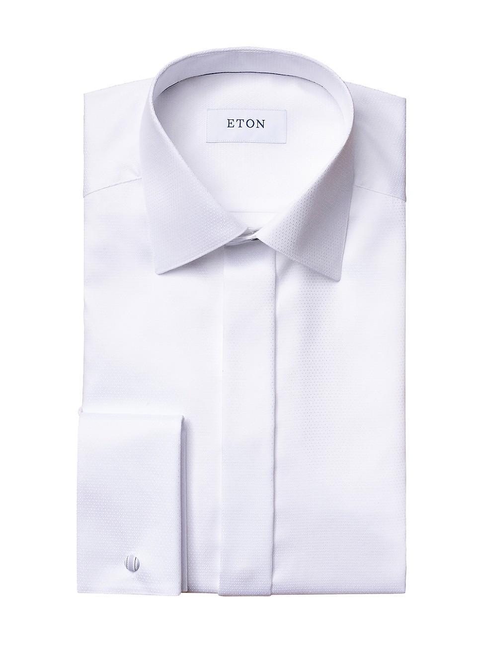 Eton Contemporary Fit Cotton Tuxedo Shirt Product Image