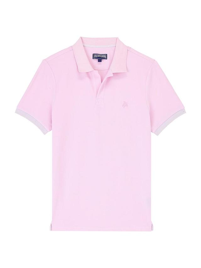 Mens Cotton Polo Shirt Product Image