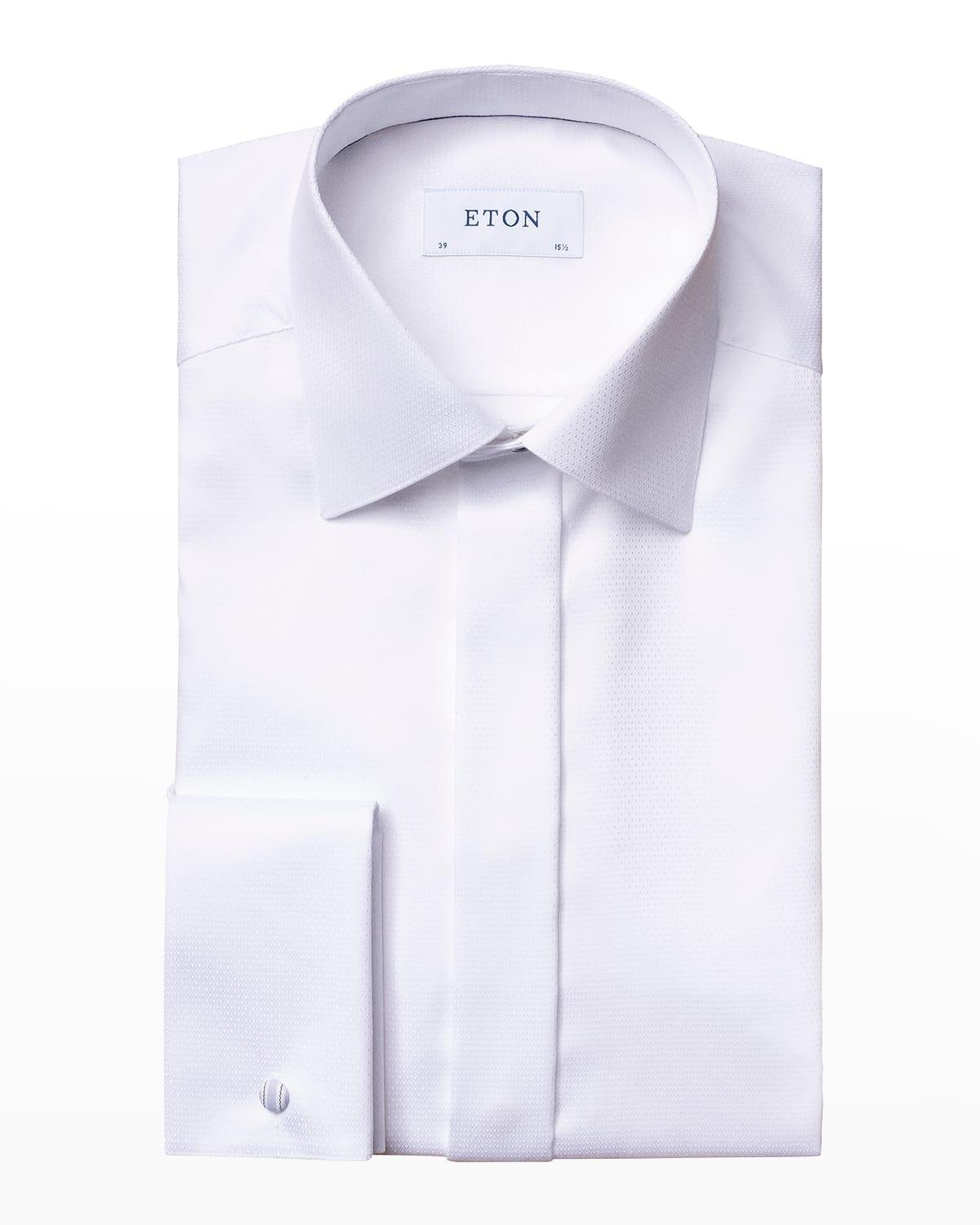 Eton Contemporary Fit Cotton Tuxedo Shirt Product Image