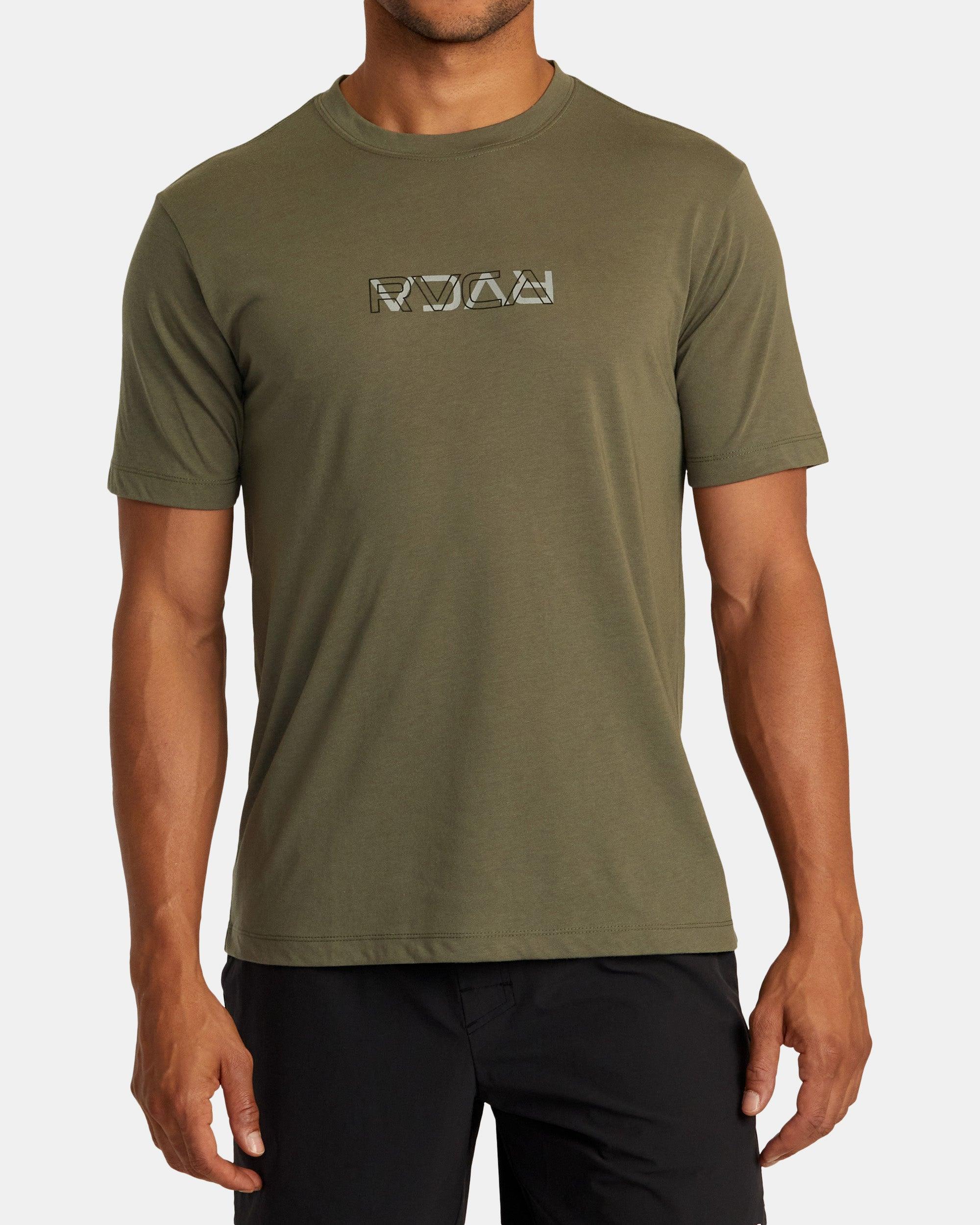 RVCA Layer Flip T-Shirt - Olive Product Image