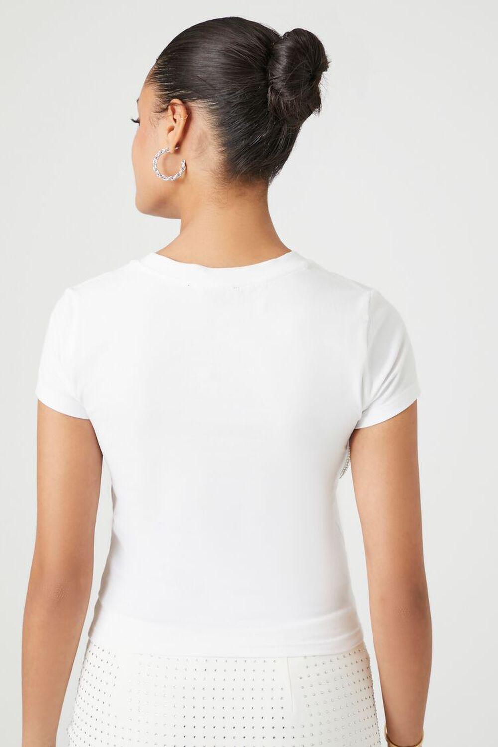 Rhinestone Corset Tee | Forever 21 Product Image