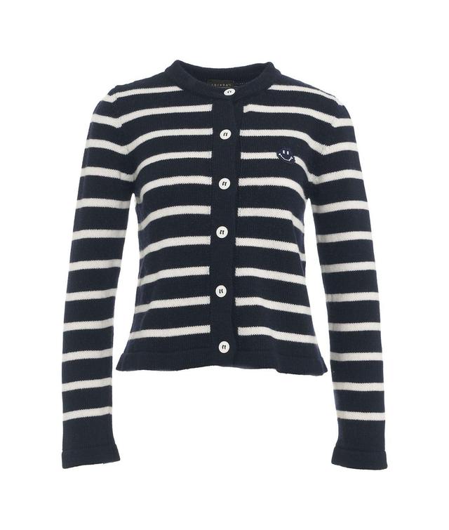 Knit cardigan with stripes Product Image