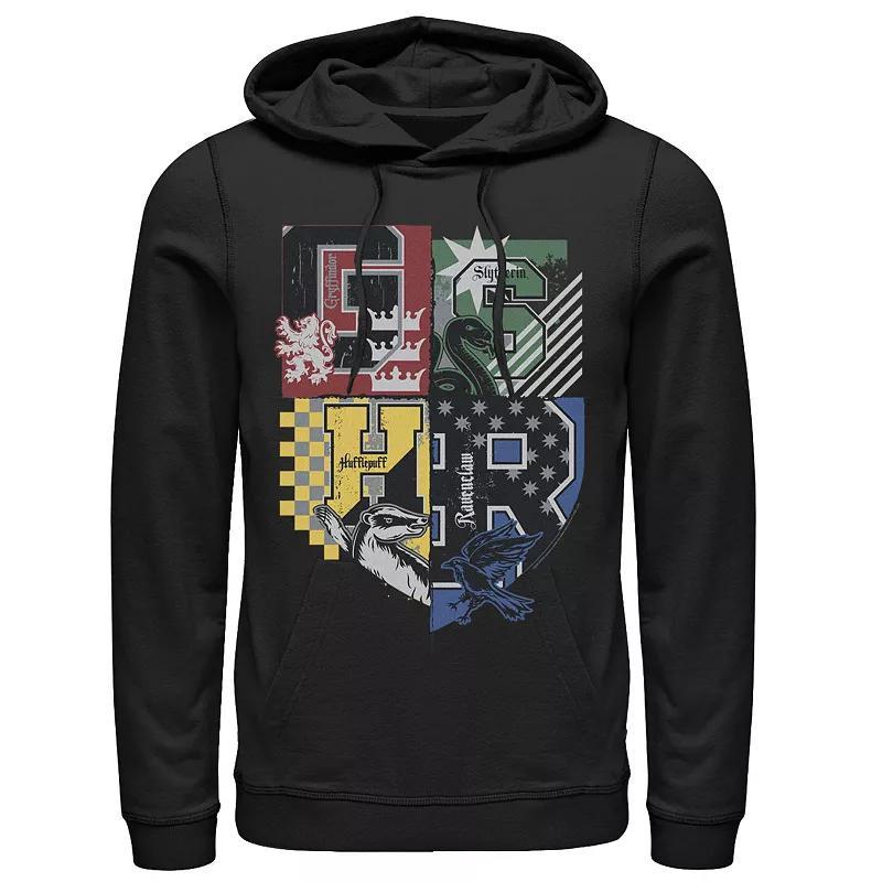 Mens Harry Potter House Crests Pullover Hoodie Product Image