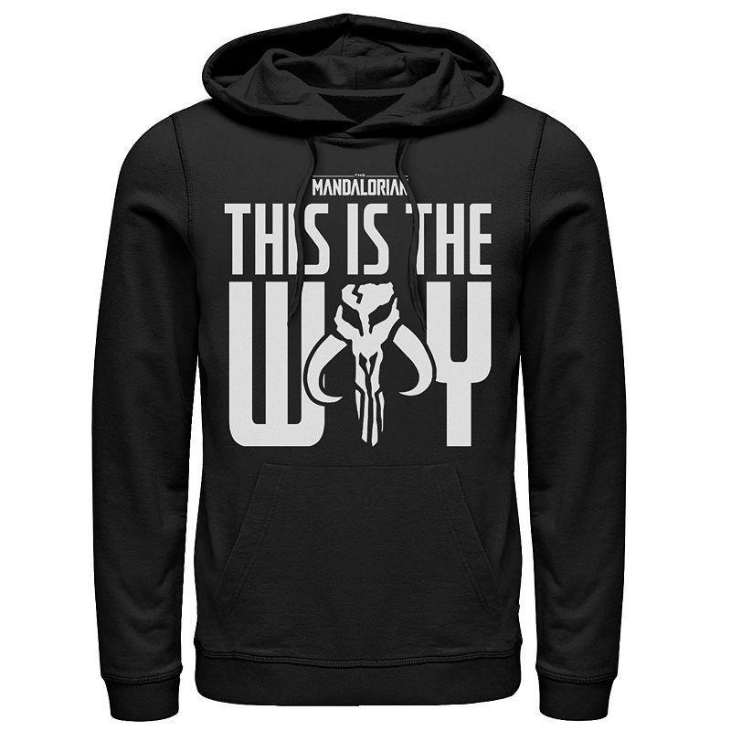 Mens Star Wars The Mandalorian This Is The Way Mythosaur Block Hoodie Product Image