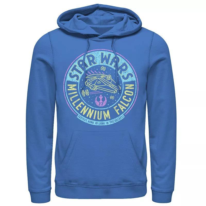 Mens Star Wars Distressed 1977 Logo Graphic Pullover Hoodie Grey Heather Product Image