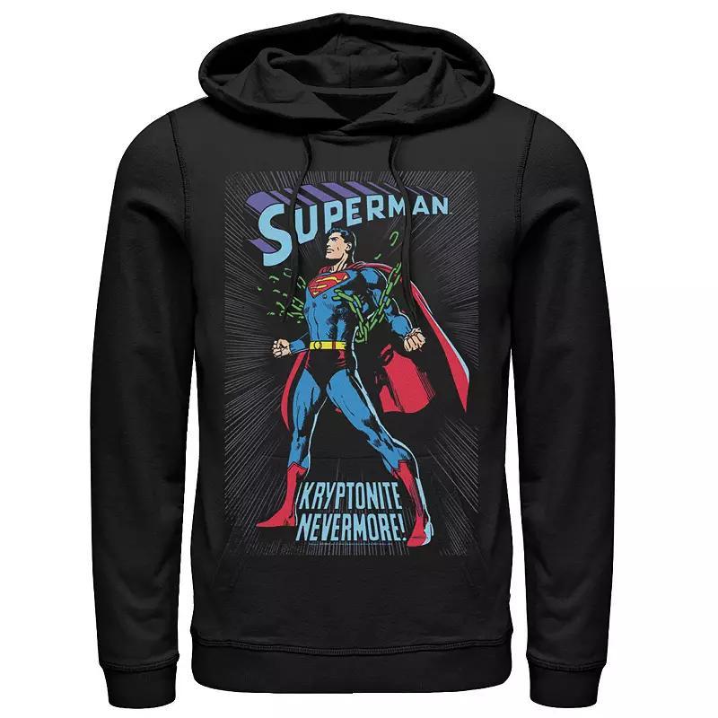 Mens DC Comics Superman In Chains Vintage Poster Hoodie Product Image