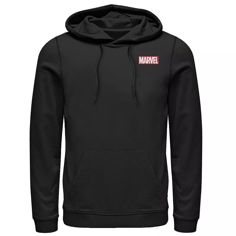 Mens Marvel Classic Bold Logo Hoodie Black Product Image