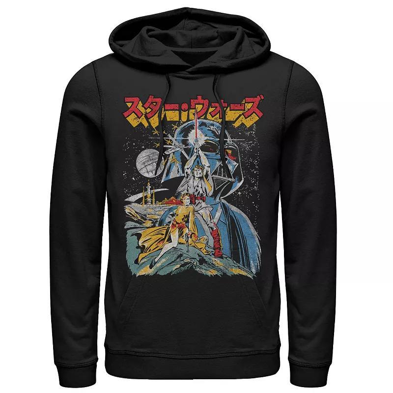 Mens Star Wars Cartoon Sketched Style Poster Hoodie Product Image