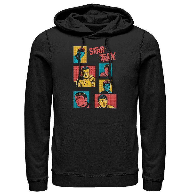 Mens Star Trek Original Series 6 Character Frames Hoodie Product Image